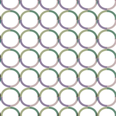 Geometrik şekilli kusursuz desen, vektör illüstrasyonu