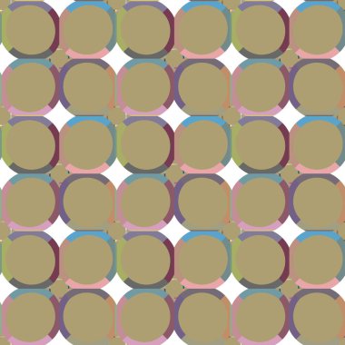 Soyut geometrik şekilli kusursuz desen