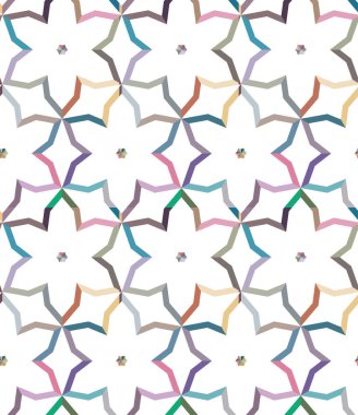 soyut kaleydoskop kumaş dikişsiz arkaplan, vektör illüstrasyonu 