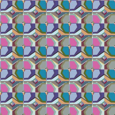 soyut kaleydoskop kumaş dikişsiz arkaplan, vektör illüstrasyonu 