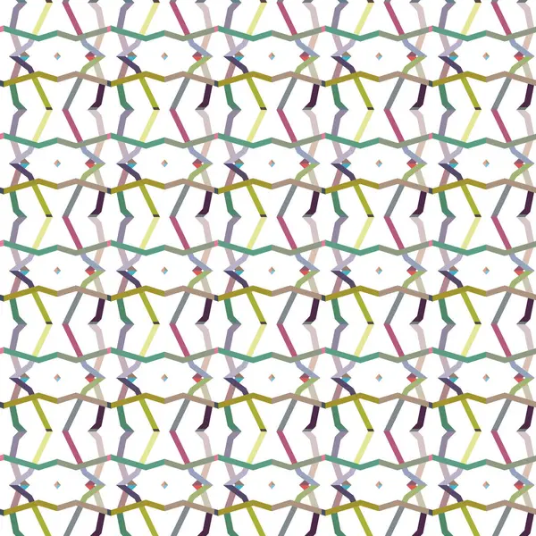 具有几何形状的无缝图案 矢量插图 — 图库矢量图片