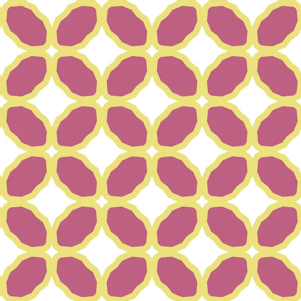 Nahtloses Muster Mit Geometrischen Formen Vektorillustration — Stockvektor
