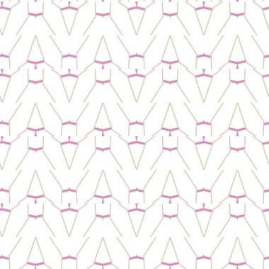 Geometrik şekilli kusursuz desen, vektör illüstrasyonu