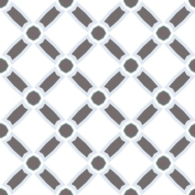 Geometrik şekilli kusursuz desen, vektör illüstrasyonu
