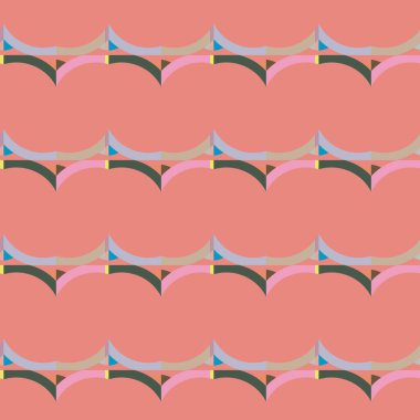 soyut kaleydoskop kumaş dikişsiz arkaplan, vektör illüstrasyonu 