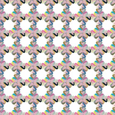 soyut kaleydoskop kumaş dikişsiz arkaplan, vektör illüstrasyonu 