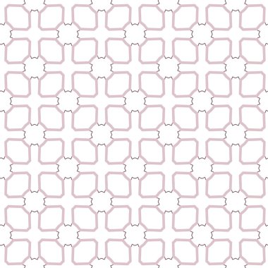 Geometrik şekilli kusursuz desen, vektör illüstrasyonu