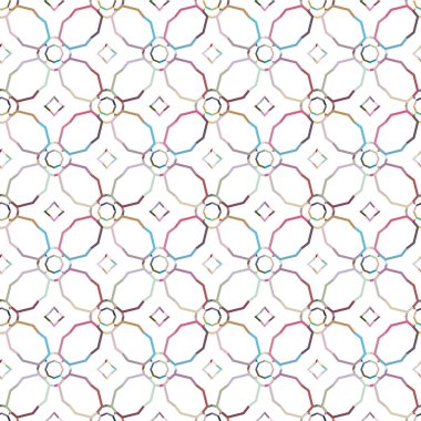 soyut kaleydoskop kumaş dikişsiz arkaplan, vektör illüstrasyonu 