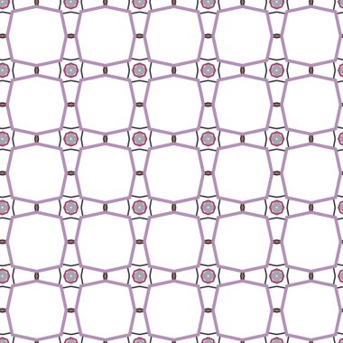 soyut kaleydoskop kumaş dikişsiz arkaplan, vektör illüstrasyonu 