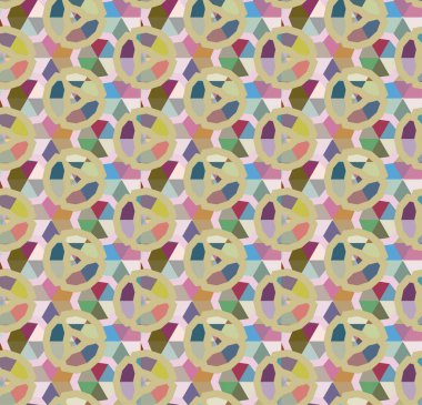 soyut kaleydoskop kumaş dikişsiz arkaplan, vektör illüstrasyonu 