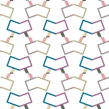 soyut kaleydoskop kumaş dikişsiz arkaplan, vektör illüstrasyonu 