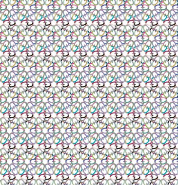 Geometrik şekilli kusursuz desen, vektör illüstrasyonu