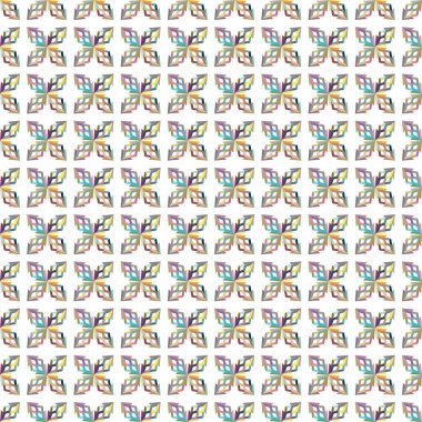 soyut kaleydoskop kumaş dikişsiz arkaplan, vektör illüstrasyonu 