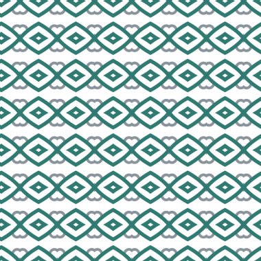 Geometrik şekilli kusursuz desen, vektör illüstrasyonu