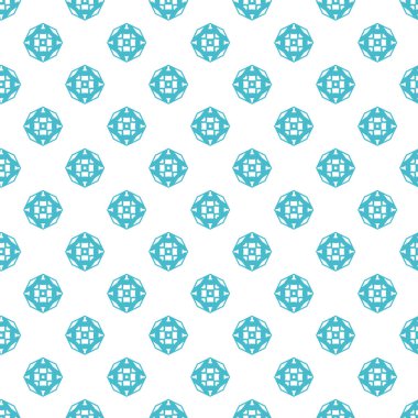 Geometrik şekilli kusursuz desen, vektör illüstrasyonu