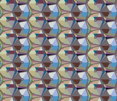 soyut kaleydoskop kumaş dikişsiz arkaplan, vektör illüstrasyonu 