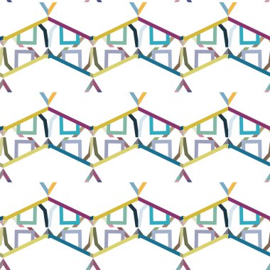 soyut kaleydoskop kumaş dikişsiz arkaplan, vektör illüstrasyonu 