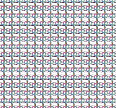 soyut kaleydoskop kumaş dikişsiz arkaplan, vektör illüstrasyonu 