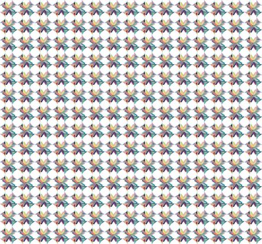 soyut kaleydoskop kumaş dikişsiz arkaplan, vektör illüstrasyonu 
