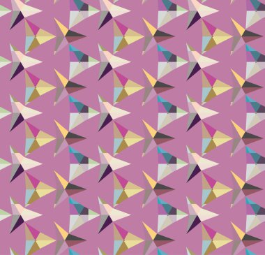 soyut kaleydoskop kumaş dikişsiz arkaplan, vektör illüstrasyonu 