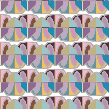 soyut kaleydoskop kumaş dikişsiz arkaplan, vektör illüstrasyonu 