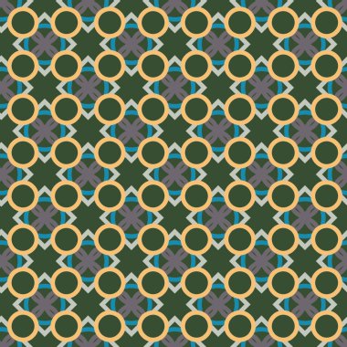 soyut kaleydoskop kumaş dikişsiz arkaplan, vektör illüstrasyonu 
