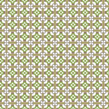 Geometrik şekilli kusursuz desen, vektör illüstrasyonu