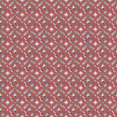 Geometrik şekilli kusursuz desen, vektör illüstrasyonu