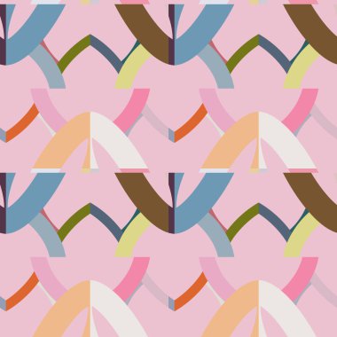 soyut kaleydoskop kumaş dikişsiz arkaplan, vektör illüstrasyonu 