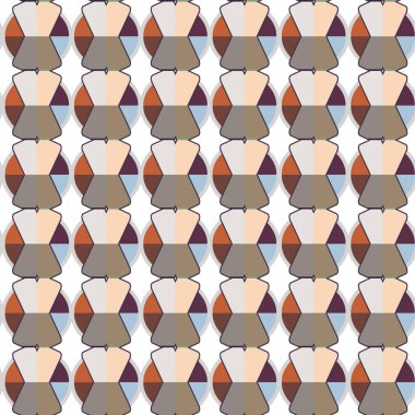 soyut kaleydoskop kumaş dikişsiz arkaplan, vektör illüstrasyonu 