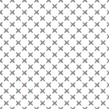 Geometrik şekilli kusursuz desen, vektör illüstrasyonu