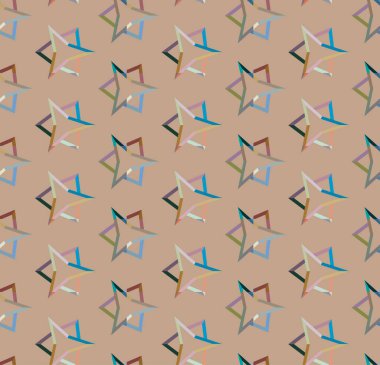 soyut kaleydoskop kumaş dikişsiz arkaplan, vektör illüstrasyonu 