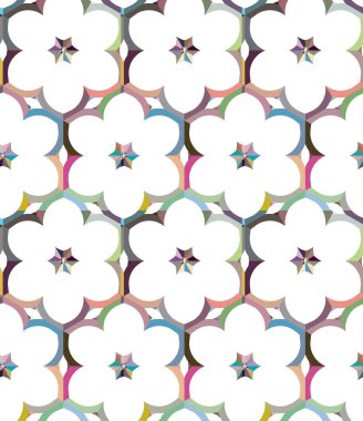 soyut kaleydoskop kumaş dikişsiz arkaplan, vektör illüstrasyonu 