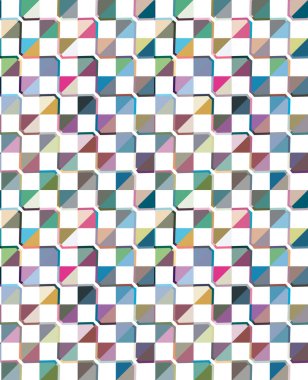 soyut kaleydoskop kumaş dikişsiz arkaplan, vektör illüstrasyonu 