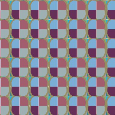 soyut kaleydoskop kumaş dikişsiz arkaplan, vektör illüstrasyonu 