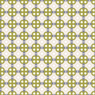 Geometrik şekilli kusursuz desen, vektör illüstrasyonu