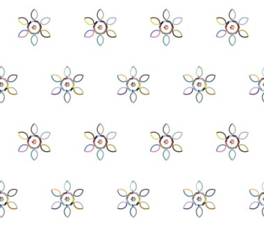 Soyut geometrik şekilli kusursuz desen