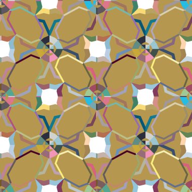 soyut kaleydoskop kumaş dikişsiz arkaplan, vektör illüstrasyonu 