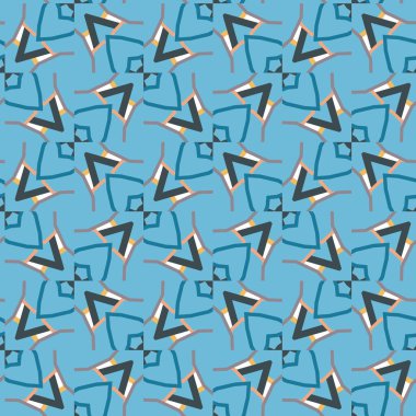 soyut kaleydoskop kumaş dikişsiz arkaplan, vektör illüstrasyonu 