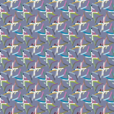 soyut kaleydoskop kumaş dikişsiz arkaplan, vektör illüstrasyonu 