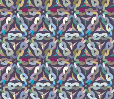 soyut kaleydoskop kumaş dikişsiz arkaplan, vektör illüstrasyonu 