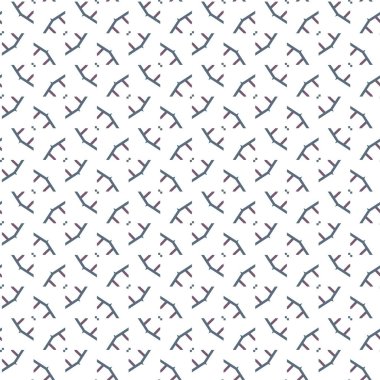 Geometrik şekilli kusursuz desen, vektör illüstrasyonu