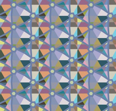 soyut kaleydoskop kumaş dikişsiz arkaplan, vektör illüstrasyonu 