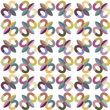 soyut kaleydoskop kumaş dikişsiz arkaplan, vektör illüstrasyonu 