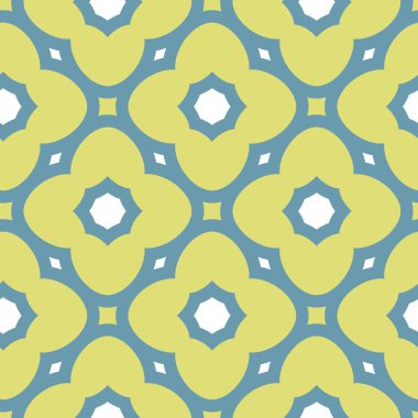 Geometrik şekilli kusursuz desen, vektör illüstrasyonu