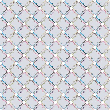 Soyut geometrik şekilli kusursuz desen