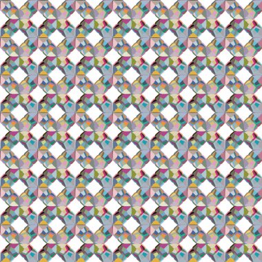 soyut kaleydoskop kumaş dikişsiz arkaplan, vektör illüstrasyonu 