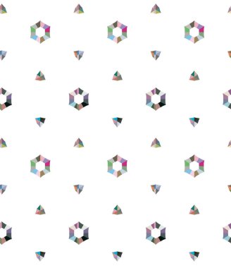 soyut kaleydoskop kumaş dikişsiz arkaplan, vektör illüstrasyonu 