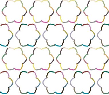 soyut kaleydoskop kumaş dikişsiz arkaplan, vektör illüstrasyonu 