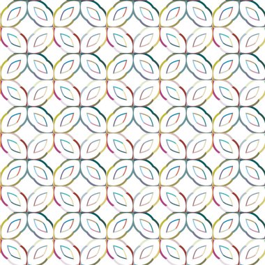 soyut kaleydoskop kumaş dikişsiz arkaplan, vektör illüstrasyonu 